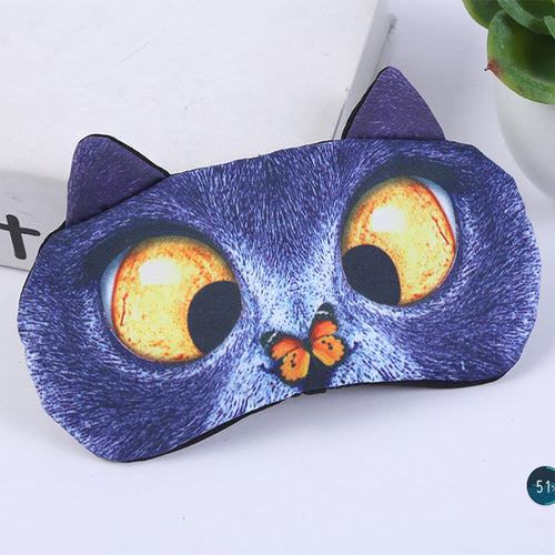 Nocta Junior — Masque de sommeil enfant 3D motif chat